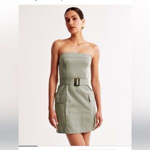 Strapless Utility Mini Dress (MT)